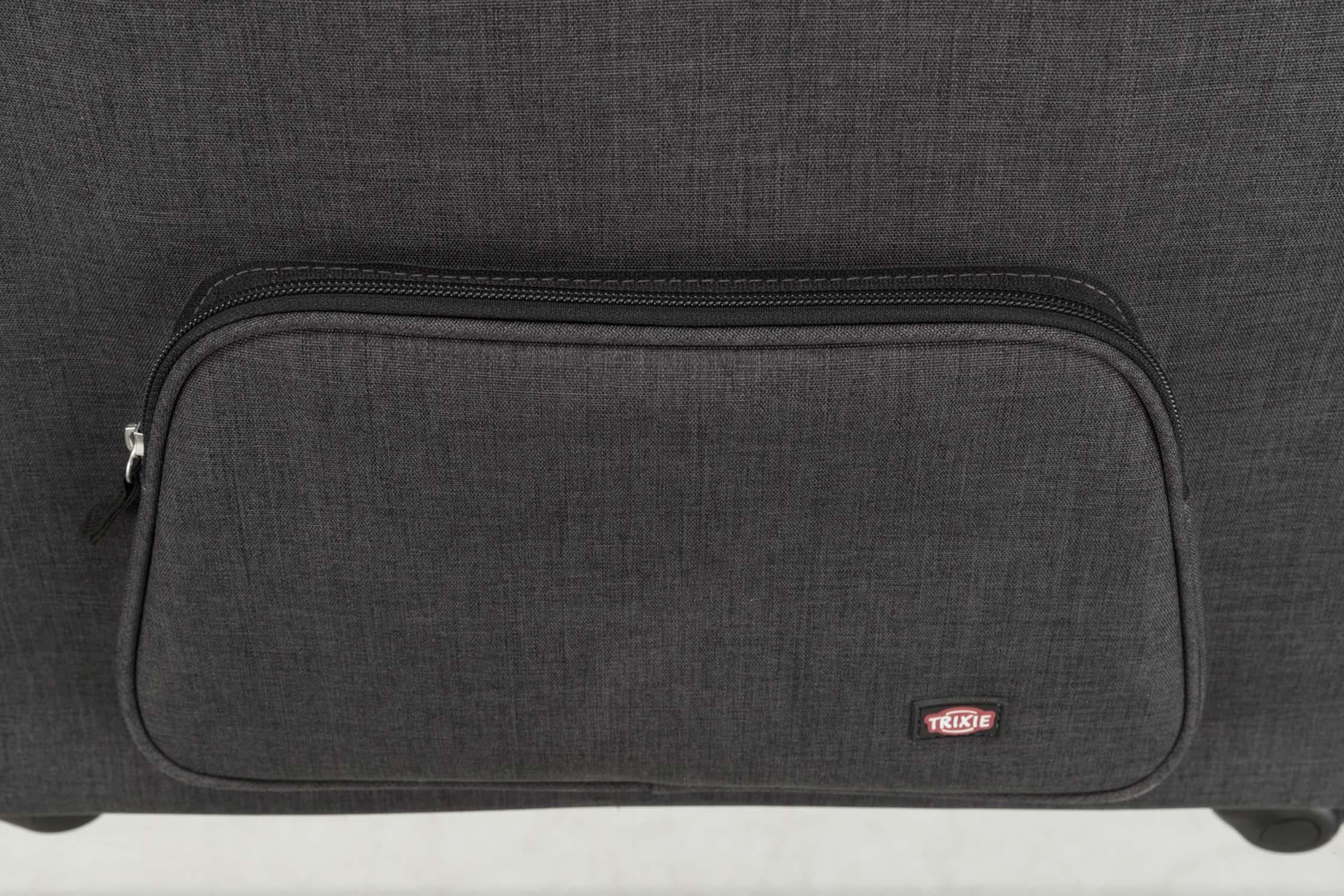 Transportväska Trolley, 34 x 43 x 67 cm, svart/grå