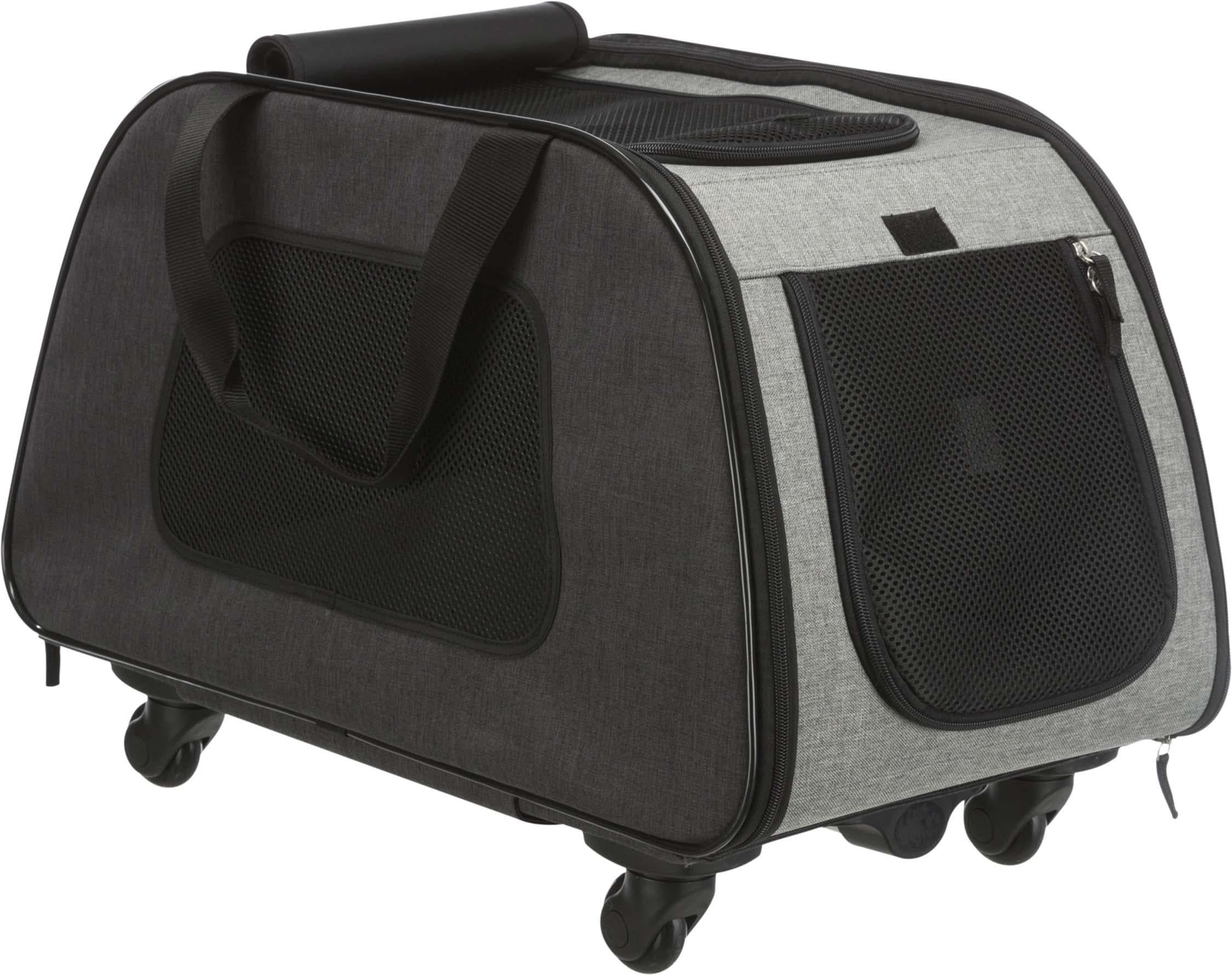 Transportväska Trolley, 34 x 43 x 67 cm, svart/grå