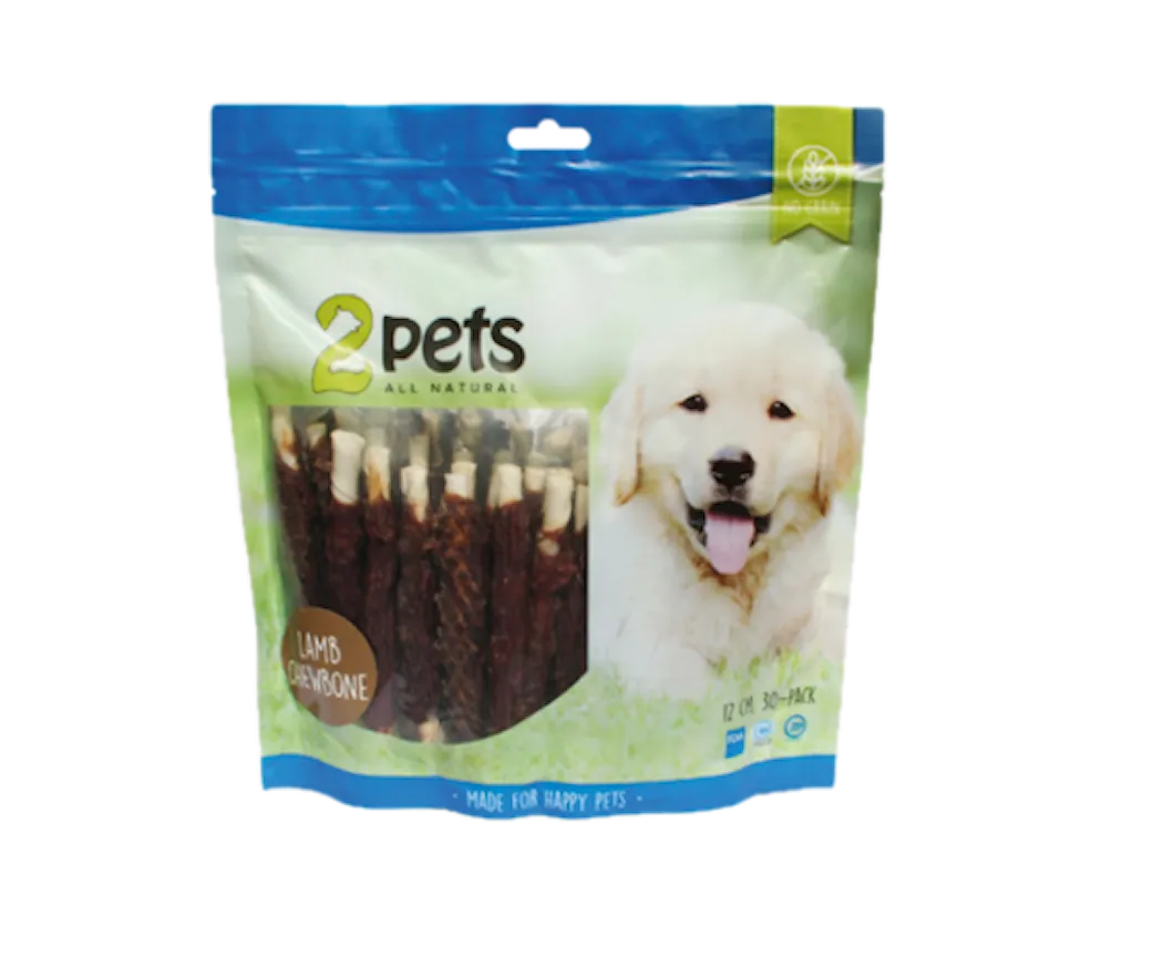 2pets Tuggpinne m lamm 12cm 30-pack