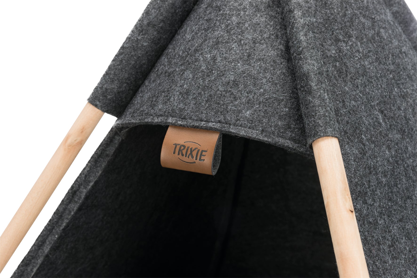 Tipi tält, filt, 55 × 65 × 55 cm, antracit