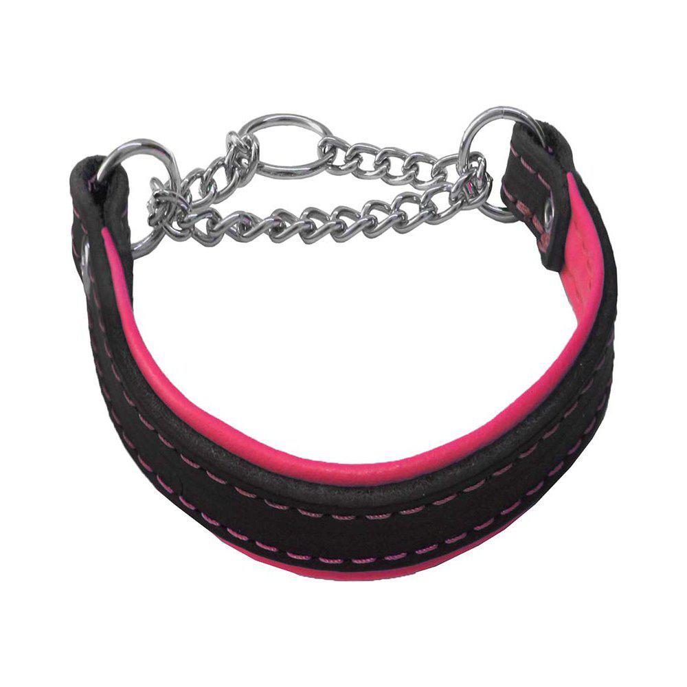 Alac Halvstryp Läder  Svart/Cerise