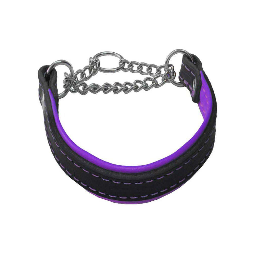 Alac Halvstryp Läder  Svart/Lila